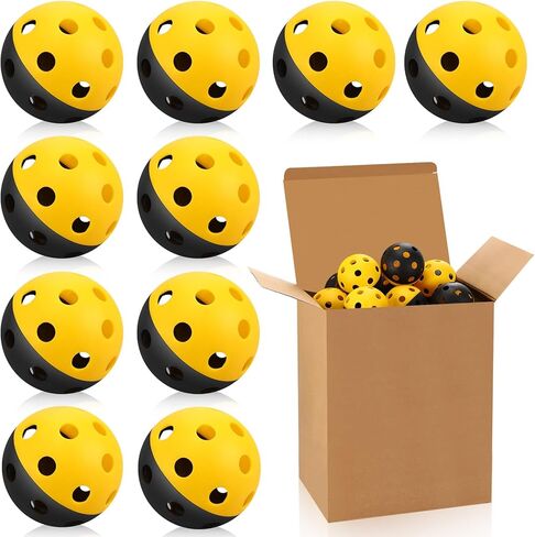 50 قطعة من كرات البيسبول البلاستيكية للتدريب على البيسبول من سينا، 50 قطعة من كرات البيسبول في الأماكن المغلقة والمفتوحة، وممارسة الضرب والرمي والإمساك مع صندوق التعبئة وحقيبتين شبكيتين برباط in Kuwait