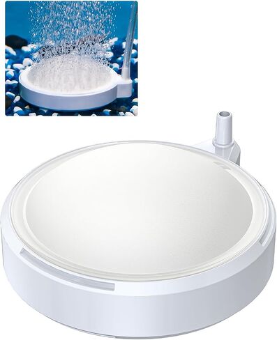 Pawfly Aquarium Hemispherical Air Stone for Air Pump Fish Tank Air Stone Disc Bubbler Round Micro Bubble Release Tool Oxygen Diffuser for Fish Tanks Buckets Small Ponds and DWC System in Saudi Arabia