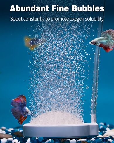 Pawfly Aquarium Hemispherical Air Stone for Air Pump Fish Tank Air Stone Disc Bubbler Round Micro Bubble Release Tool Oxygen Diffuser for Fish Tanks Buckets Small Ponds and DWC System in Saudi Arabia
