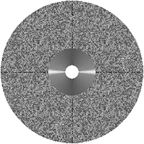 VAL-Lab D345-220(345.514.220)/أقراص ألماس UM، جودة ممتازة، مرنة، مزدوجة الجوانب/غير مثبتة، مقاس 22 مم، سمك 0.25 مم، 50 ميكرومتر، حبيبات متوسطة (عبوة من قطعتين) in Kuwait