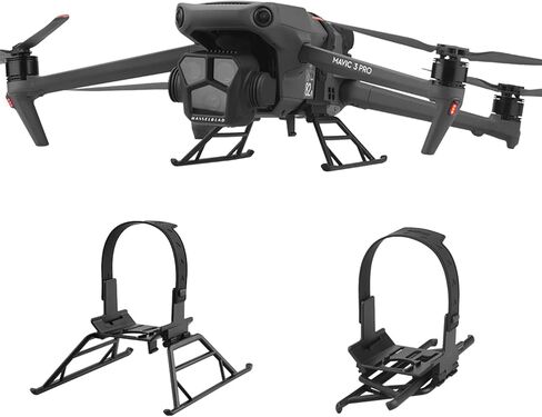 معدات الهبوط لـ DJI Mavic 3/Mavic 3 Pro، حامل دعم الساق الممتد القابل للطي سريع التحرير متوافق مع ملحقات DJI Mavic 3/Mavic 3 Pro/Mavic 3 Classic/Cine in Kuwait