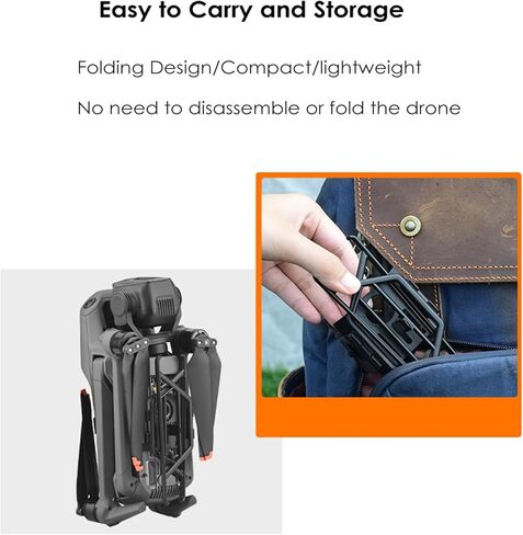 معدات الهبوط لـ DJI Mavic 3/Mavic 3 Pro، حامل دعم الساق الممتد القابل للطي سريع التحرير متوافق مع ملحقات DJI Mavic 3/Mavic 3 Pro/Mavic 3 Classic/Cine in Kuwait