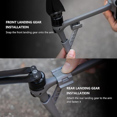 STARTRC Air 3 Extended Legs Landing Gear, Portable Extension Feet Support Stand for DJI Air 3 Drone Accessories in Saudi Arabia