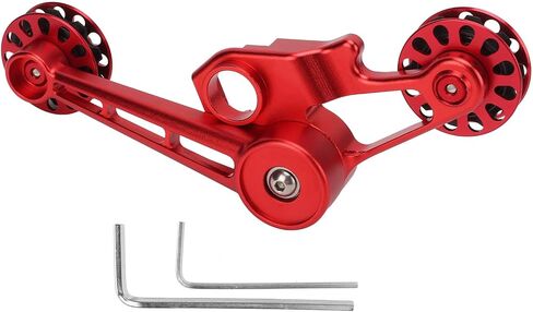 VGEBY Bike Chain Guide Tensioner, 10T Bike Single Speed Aluminum Chain Tensioner Wear-Resistant Rear Derailleur Chain Tensioner(red) in Saudi Arabia