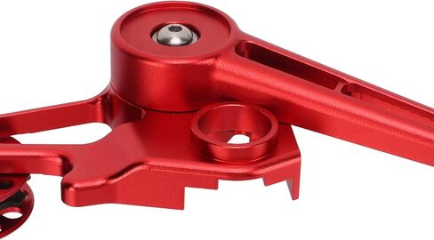 VGEBY Bike Chain Guide Tensioner, 10T Bike Single Speed Aluminum Chain Tensioner Wear-Resistant Rear Derailleur Chain Tensioner(red) in Saudi Arabia