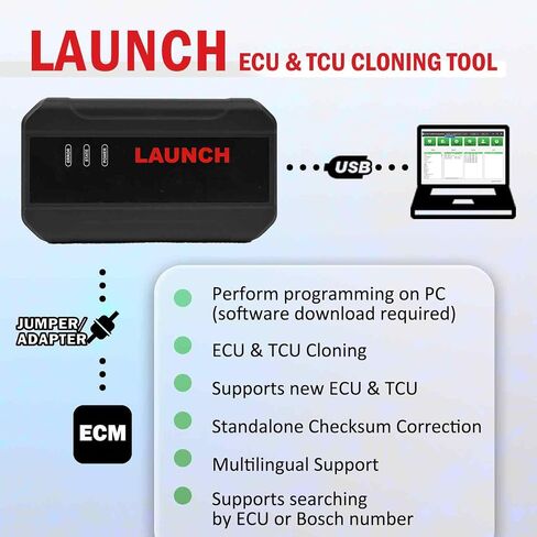LAUNCH X-431 ECU TCU Programming Tool Bench Programmer with Checksum Correction in Saudi Arabia