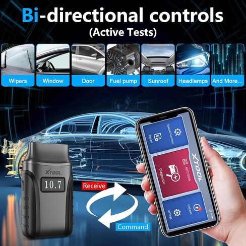 Wireless Bidirectional OBD2 Scanner XTOOL Anyscan A30, Lifetime Free Update, All Systems Diagnostic Tool for iPhone & Android, 8 Services, Oil/EPB/SAS/TPMS Reset, Throttle Relearn, BMS, ABS Bleeding in Saudi Arabia