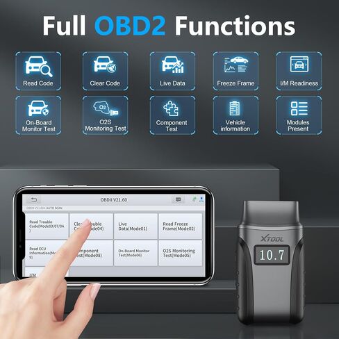 Wireless Bidirectional OBD2 Scanner XTOOL Anyscan A30, Lifetime Free Update, All Systems Diagnostic Tool for iPhone & Android, 8 Services, Oil/EPB/SAS/TPMS Reset, Throttle Relearn, BMS, ABS Bleeding in Saudi Arabia