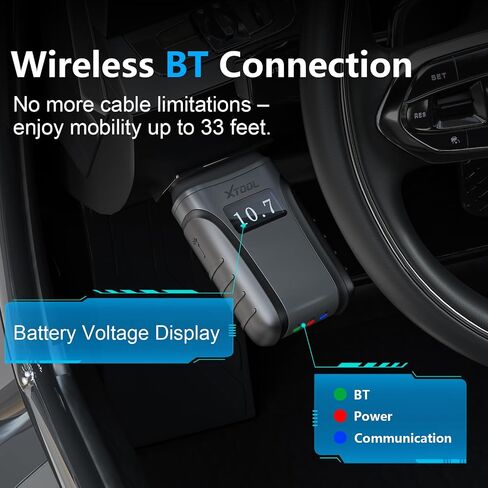 Wireless Bidirectional OBD2 Scanner XTOOL Anyscan A30, Lifetime Free Update, All Systems Diagnostic Tool for iPhone & Android, 8 Services, Oil/EPB/SAS/TPMS Reset, Throttle Relearn, BMS, ABS Bleeding in Saudi Arabia