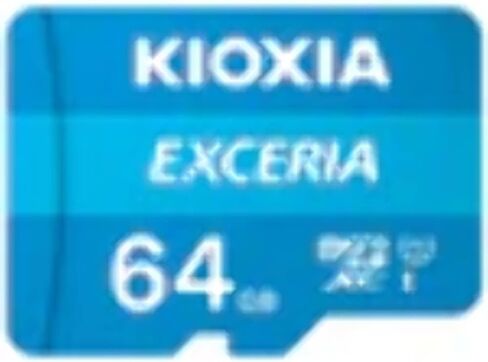 KIOXIA 16GB EXCERIA microSD Memory Card U1 Class 10 100MB/s Max Read Speed, Full HD Video Recording in Kuwait
