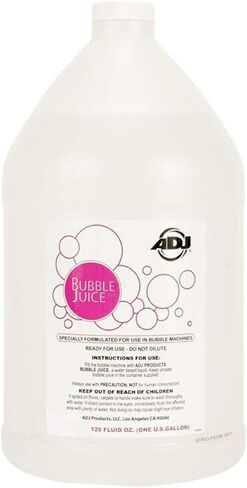 منتجات ADJ Bubbletron Go DJ آلة فقاعات محمولة تعمل بالبطارية وجهاز تحكم عن بعد وسائل فقاعات سعة 1 جالون in Kuwait