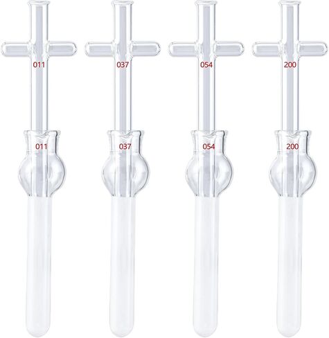 4E's USA Tissue Grinder - 20 mL Glass Dounce Homogenizer Tissue Grinder Tube with Pestel, Made of Borosilicate Glass (4 Sets) in Saudi Arabia