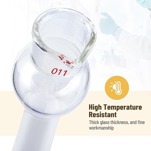4E's USA Tissue Grinder - 20 mL Glass Dounce Homogenizer Tissue Grinder Tube with Pestel, Made of Borosilicate Glass (4 Sets) in Saudi Arabia