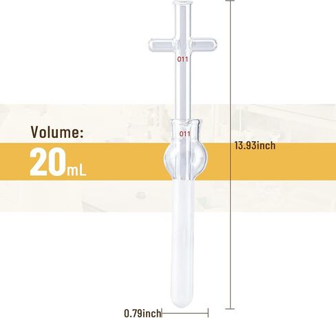4E's USA Tissue Grinder - 20 mL Glass Dounce Homogenizer Tissue Grinder Tube with Pestel, Made of Borosilicate Glass (4 Sets) in Saudi Arabia