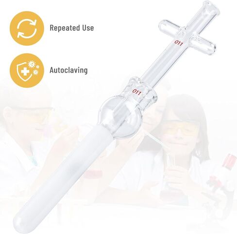4E's USA Tissue Grinder - 20 mL Glass Dounce Homogenizer Tissue Grinder Tube with Pestel, Made of Borosilicate Glass (4 Sets) in Saudi Arabia