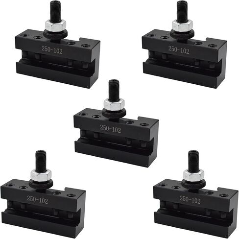 Kimllier 5Pcs AXA 250-102 Quick Change Turning & Facing CNC Tool Post Holder in Saudi Arabia
