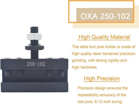 Kimllier 5Pcs AXA 250-102 Quick Change Turning & Facing CNC Tool Post Holder in Saudi Arabia