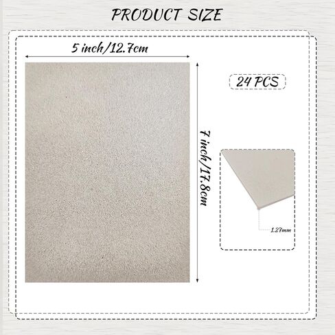 24 قطعة من لوحة الكتب، لوحة مجلدات VULGBUNEE DIY، لوحة كتب مصممة من اللوح الخشبي، أوراق من اللوح الخشبي الثقيل، لوازم تجليد الكتب لتغطية تجليد الكتب (رمادي، 11 × 8.5، 80PT) in Kuwait