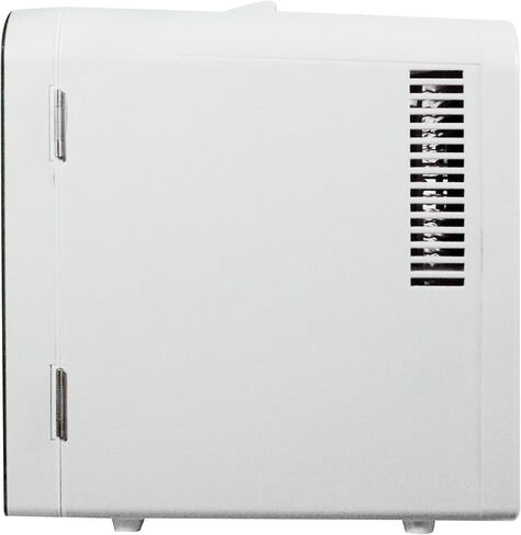 ثلاجة صغيرة محمولة، ثلاجة كهروحرارية باردة وساخنة، باب مرآة مزود بإضاءة LED باللون الأبيض، تتضمن محولات للمنزل والسيارة، لحفظ مستحضرات التجميل والعناية بالبشرة والصودا والأطعمة الطازجة، سعة 4 لتر in Kuwait