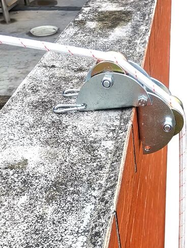 بكرات الرفع نظام البكرة للرفع؛ معالجة أدوات رفع الحبل الثقيلة؛ نظام بكرة المعالجة للرفع بالحبل، التعامل مع المواد والرفع المتحرك (رفع زاوية 90 درجة) in Kuwait