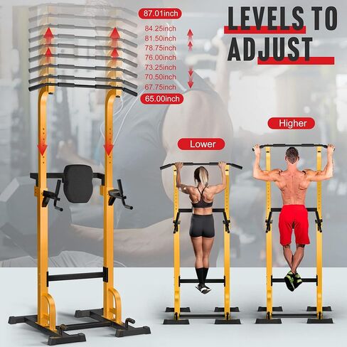 Elevens Power Tower Dip Station Stand Pull Up Bar لمعدات تدريب القوة في صالة الألعاب الرياضية in Kuwait