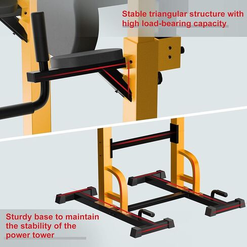 Elevens Power Tower Dip Station Stand Pull Up Bar لمعدات تدريب القوة في صالة الألعاب الرياضية in Kuwait