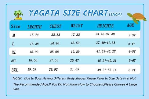 YAGATA Toddler Swimsuit Boy 2-Piece Dinosaur Bathing Suit with Rash Guard Cute Toddler Boy Swimsuit Dinosaur in Saudi Arabia