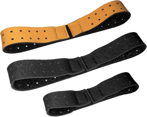 3Pcs Adjustable Heart Rate Monitor Armband Replacement Strap, Compatible with Orange Theory OTF, Two Armbands and One Wristband Set for Different Sports Scenarios (0.87 * 13.8 Inch+0.87 * 8.54 Inch) in Saudi Arabia