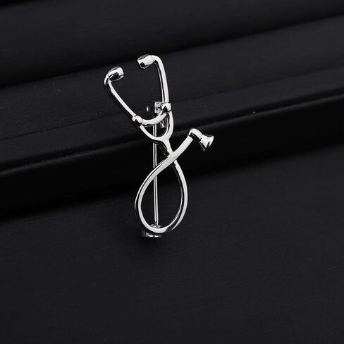 Medical Stethoscope Brooch Pins for Doctor Nurse Medical Students Medical Caduceus Gift For RN,PA,MA,LPN,LVP,NP,Vet in Kuwait