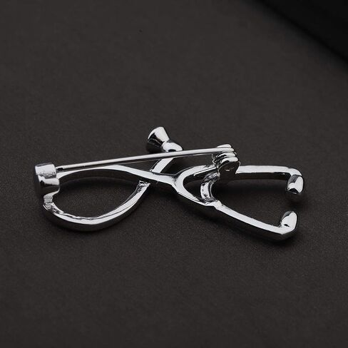 Medical Stethoscope Brooch Pins for Doctor Nurse Medical Students Medical Caduceus Gift For RN,PA,MA,LPN,LVP,NP,Vet in Saudi Arabia