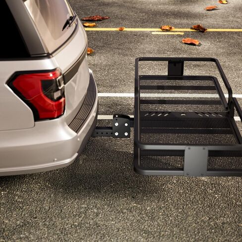 وصلة مقطورة LOCAME فئة 3 متوافقة مع Ford Edge 2007-2014، Lincoln MKX 2007-2015، مستقبل سحب خلفي عالي التحمل 2 بوصة، مطلي بالمسحوق، أسود in Kuwait