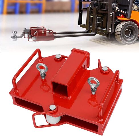YITAMOTOR Clamp On 2" Trailer Hitch Receiver Ball Mount Adapter Compatible with Kubota Deere Bobcat Bucket in Saudi Arabia