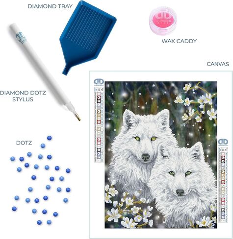 DIAMOND DOTZ ® - Caldera Vista, Partial Drill, Round Dotz, Diamond Painting Kits, Diamond Art Kits for Adults, Gem Art, Diamond Art, Diamond Dotz Kits, 20.5"x30" in Saudi Arabia