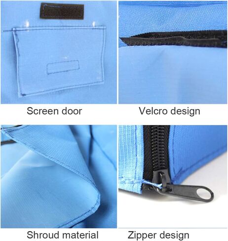 غطاء قفص الكلب، غطاء قفص الكلب، غطاء بيت الحيوانات الأليفة، غطاء قفص الكلب، غطاء متين مقاوم للماء لبيت الكلب للكلاب المتوسطة (وردي L) in Kuwait