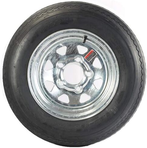 eCustomRim 2-Pack Trailer Tire Rim 5.30-12 12 in. Load C 5 Lug Galvanized Spoke Wheel - 2 Year Warranty w/Free Roadside in Saudi Arabia