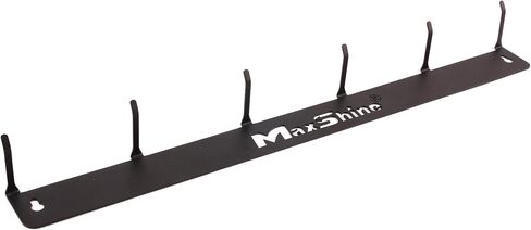 Maxshine Detailing Brush Hanger – 6 Durable Hooks Ready to Serve for Holding car Detail Brushes, Sturdy Design, Lightweight, Wall Mounted in Saudi Arabia
