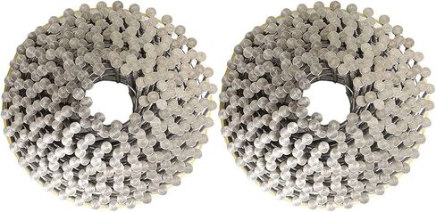 raseparter 1200 عدد 15 درجة مسامير انحياز غير قابلة للصدأ 1-3/4 بوصة × 0.09 بوصة حلقة عرقوب غطاء صغير مسمار لفائف للخشب والبلاستيك in Saudi Arabia