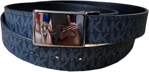 Michael Kors 31MM Cut To Fit Men's Reversible Signature Logo Belt (Admiral Pale Blue) in Saudi Arabia
