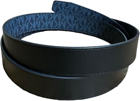 Michael Kors 31MM Cut To Fit Men's Reversible Signature Logo Belt (Admiral Pale Blue) in Saudi Arabia