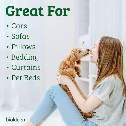 مزيل رائحة الحيوانات الأليفة من بيوكلين باك أوت - 16 أونصة 2 عبوة - قوة إنزيم احترافية، منعش للأقمشة، إزالة الروائح باللافندر الطازج بأمان، صديق للبيئة، طبيعي - قد تختلف التعبئة والتغليف in Kuwait