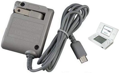 جديد شاحن التيار المتردد محول التيار المتردد الجدار شاحن سلك الطاقة 5.2 فولت 450mA صالح لنينتندو DS لايت in Kuwait