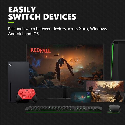 وحدة تحكم Xbox Elite اللاسلكية Series 2 Core – أحمر (تم تجديد Premium) in Kuwait