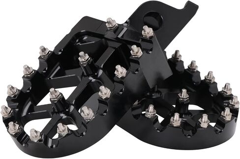 JFG RACING Dirt Bike Foot Pegs Motorcycle Footpegs Foot Pedals Rests CNC For CRF150R 07-23 CRF250R 04-23 CRF450R 02-23 CRF250L 12-21 CRF300L 21-23 CRF250X CRF450X CRF450RL CR125 CR250 Quenching in Saudi Arabia