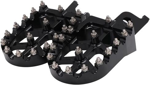 JFG RACING Dirt Bike Foot Pegs Motorcycle Footpegs Foot Pedals Rests CNC For CRF150R 07-23 CRF250R 04-23 CRF450R 02-23 CRF250L 12-21 CRF300L 21-23 CRF250X CRF450X CRF450RL CR125 CR250 Quenching in Saudi Arabia