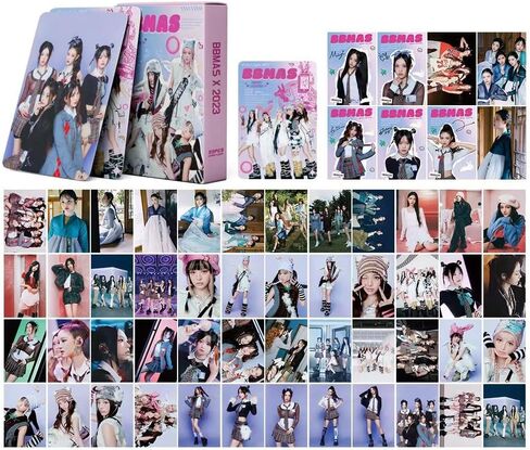 eTel Like 5 عبوات/275 قطعة من بطاقات الصور الجينز الجديدة، بطاقة لومو، بطاقة تهنئة مع صندوق بطاقات بريدية in Kuwait