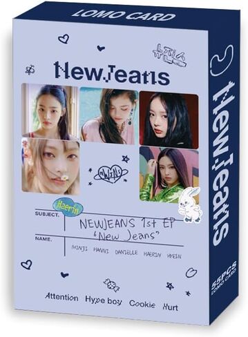 eTel Like 5 عبوات/275 قطعة من بطاقات الصور الجينز الجديدة، بطاقة لومو، بطاقة تهنئة مع صندوق بطاقات بريدية in Kuwait