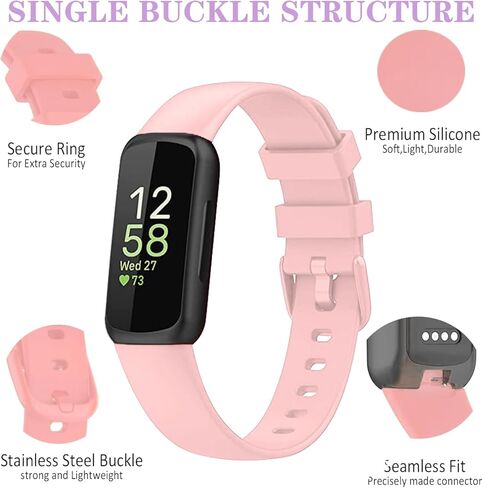 3 عبوات مخروطية من أجل Fitbit Inspire 3، أساور معصم رياضية من السيليكون للياقة البدنية للنساء والرجال in Kuwait