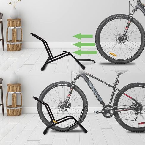 YYDS Bike Stand, Black, Alloy Steel, 3.35 in Wide, Easy to Use, Stable, Compatible with 3.35 in Tires, No More Worries About Bike Parking in Saudi Arabia