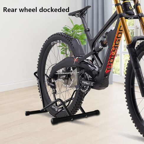 YYDS Bike Stand, Black, Alloy Steel, 3.35 in Wide, Easy to Use, Stable, Compatible with 3.35 in Tires, No More Worries About Bike Parking in Saudi Arabia