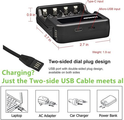 بطارية Kastar قطعة واحدة وشاحن USB LZD2 متوافق مع أجهزة Xbox One، وXbox One S، وXbox One X، وXbox One X/S، وXbox Series X/S، ووحدة التحكم اللاسلكية Xbox One Elite in Kuwait